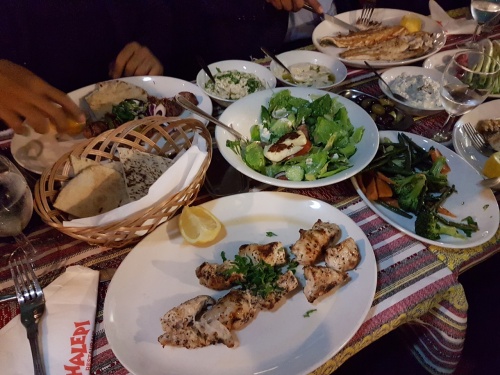 Dinner at Halepi Restaurant